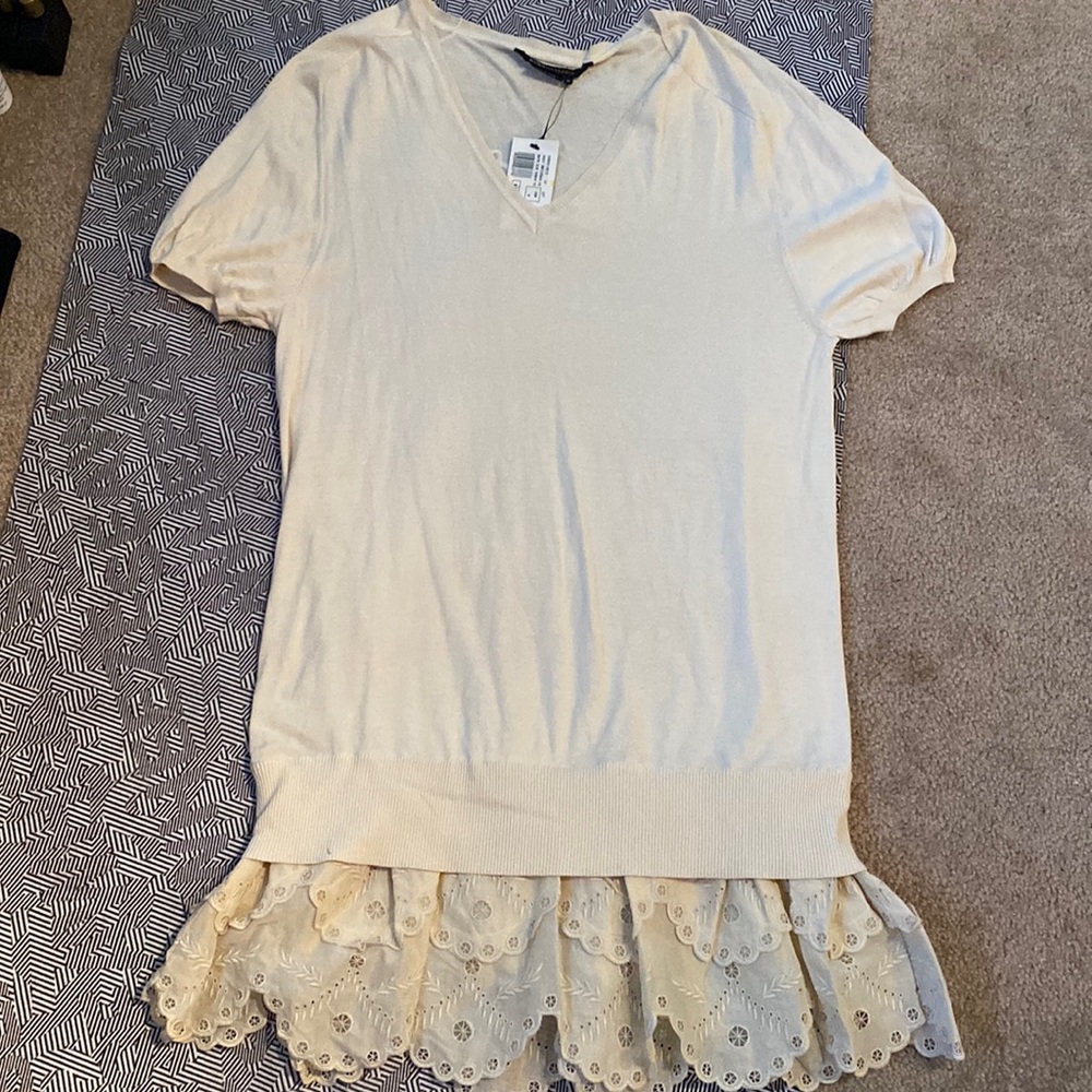 BNWT BCBG Vneck Sweater Dress